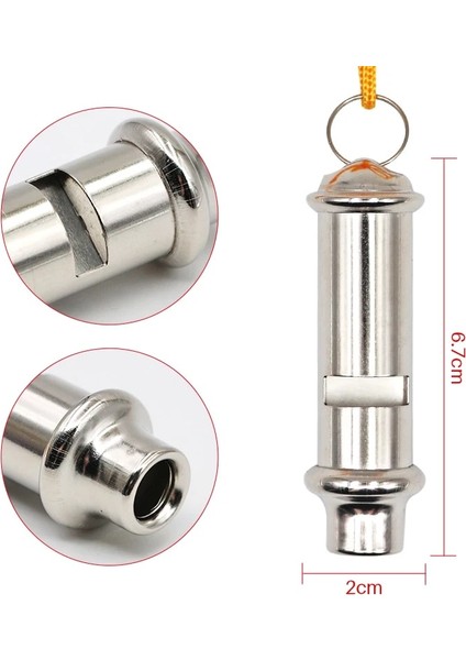 Gümüş Tarzı Islık Kuş Eğitim Malzemeleri Kuş Güvercin Eğitim Düdüğü Halat ile Taşınabilir Metal Düdük Alarmı Kedi Köpek Eğitim Düdüğü Pet Malzemeleri (Yurt Dışından)