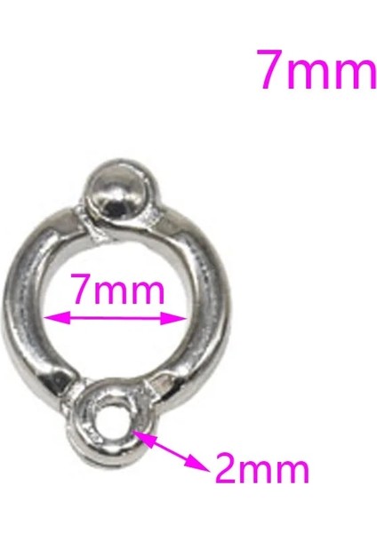 7 mm Tarzı L Beden Et Kuş Güvercin Papağan Bacak Halkası Kuş Halkası Açık Uçan Eğitim Etkinliği Açılış Ayak Halkası Aksesuarları Kuş Malzemeleri (Yurt Dışından)