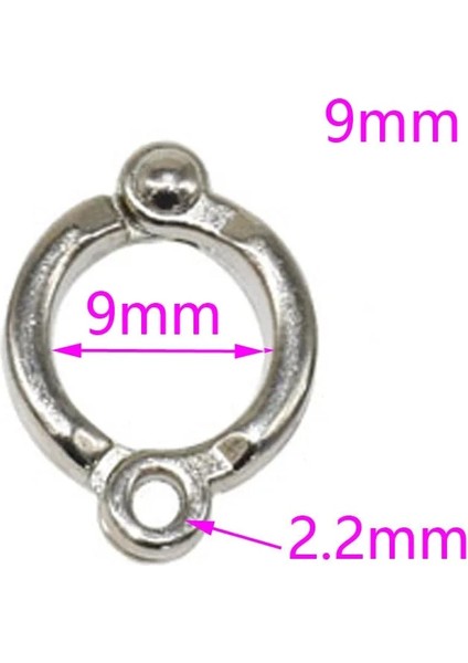 9 mm Tarzı L Beden Et Kuş Güvercin Papağan Bacak Halkası Kuş Halkası Açık Uçan Eğitim Etkinliği Açılış Ayak Halkası Aksesuarları Kuş Malzemeleri (Yurt Dışından)