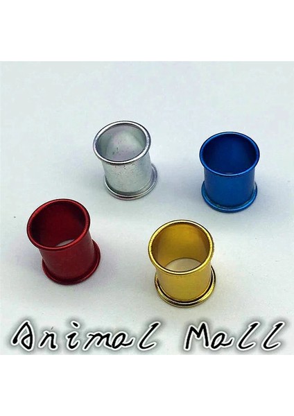 25 Adet x 4 Renk Stili S Beden Olors Kuş Alüminyum Ayak Halkası Kımlığı 8mm Güvercinler Taşıma Aracı Bıldırcın Papağan Halkası Kuş Besleme Logosu Güvercin Ayak Halkası (Yurt Dışından)