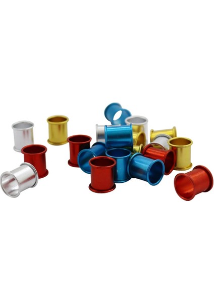 25 Adet x 4 Renk Stili S Beden Olors Kuş Alüminyum Ayak Halkası Kımlığı 8mm Güvercinler Taşıma Aracı Bıldırcın Papağan Halkası Kuş Besleme Logosu Güvercin Ayak Halkası (Yurt Dışından) fırsatları