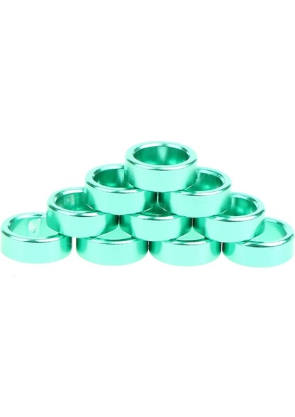 Yeşil Stil Geon Ayak Halkası Iç Çap 8mm Uzunluk 4mm Alüminyum Ayak Künyesi Yeni (Yurt Dışından)