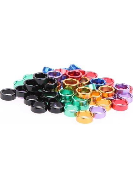 Yeşil Stil Geon Ayak Halkası Iç Çap 8mm Uzunluk 4mm Alüminyum Ayak Künyesi Yeni (Yurt Dışından)