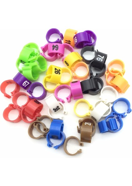 Kahverengi Tarzı S Beden Kuş Malzemeleri Pet Kuşlar Taşıyıcı Güvercin Papağan 10 Renk Dijital Ayak Halkası Süngü Işaretleme Halkası (Yurt Dışından) fırsatları