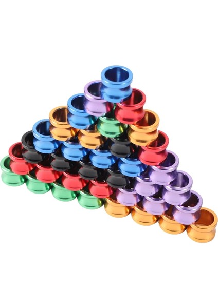 Sarı Stil Kuş Ayak Halkası Kımlığı 8mm Alüminyum Kuş Halkası 6 Renk Güvercin Bacak Bantları Açık Uçan Eğitim Tanımlama Ayak Halkası (Yurt Dışından) indirimleri