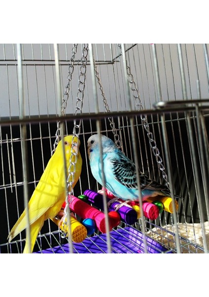 Renkli Stil 1 Adet Kuşlar Oyuncak Pet Kuş Papağan Muhabbet Kuşu Muhabbet Kuşu Papağan Kafesi Kuş Oyuncakları Hangingtoy Brinquedo Hamak Salıncak Oyuncak (Yurt Dışından) indirimleri