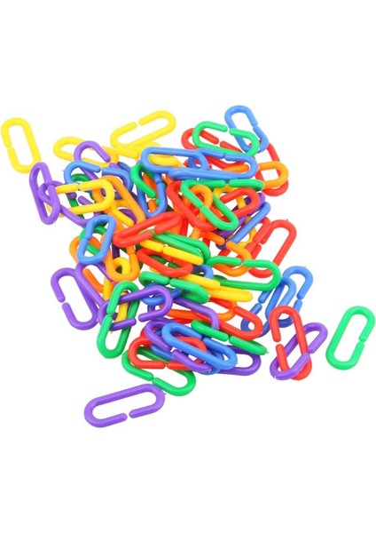 100 Adet 1.5.x1.5cm Tarzı Plastik Papağan Oyuncak C-Klipleri Kanca Zinciri C-Bağlantıları Şeker Planör Sıçan Papağan Kuş Oyuncak Kuş Aksesuarları Renkli Salıncak Kafesi Parçası (Yurt Dışından)