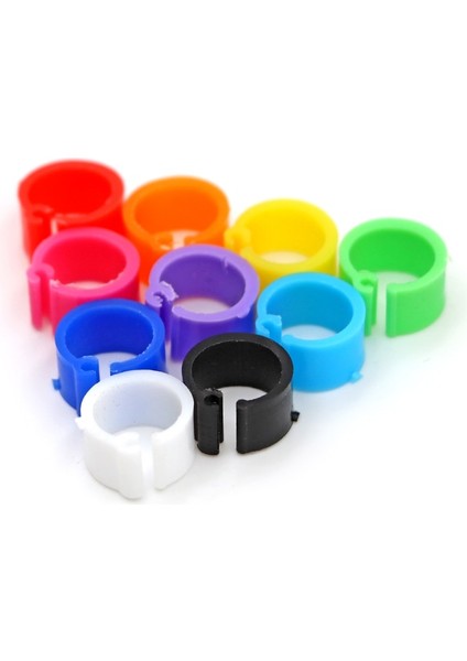 Yeşil Stil Adet Kuş Güvercin Ayak Yüzük Iç Çap Plastik Güvercin Klip Halka Güvercin Güvercin Bıldırcın Ayak Halkası 10 Renk (Yurt Dışından) modelleri