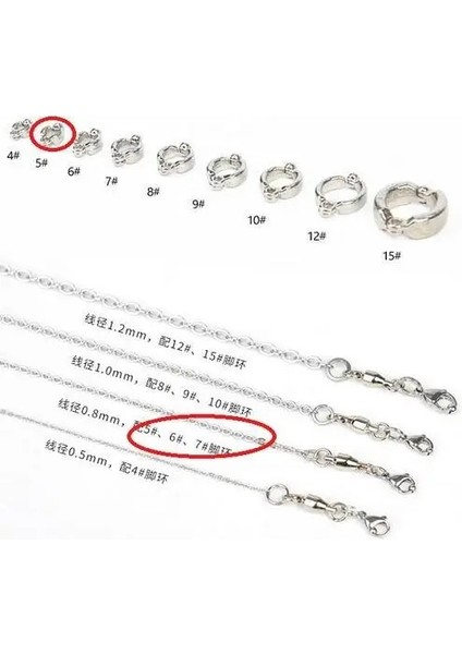 No.2 Tarzı Yenı Et Papağan Bacak Halkası Alaşım Açık Uçan Eğitim Pet Kuşlar Kuş Malzemeleri Için Güvercin Ayak Halkaları (Yurt Dışından)