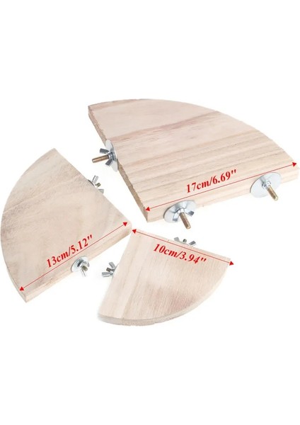 13CM Tarzı 1 Adet Yeni Pet Kuş Papağan Ahşap Platform Standı Raf Oyuncak Hamster Şube Kuş Kafesi Toyzes Için Tünemiş Pet Malzemeleri C42 (Yurt Dışından)