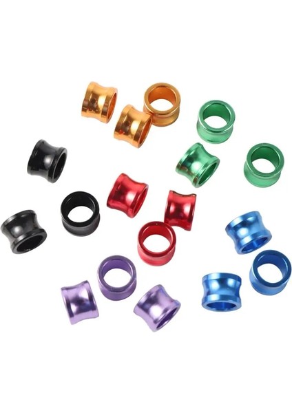6 Renk x 3 Adet Tarzı Kuş Ayak Halkası Kımlığı 8mm Alüminyum Kuş Halkası 6 Renk Güvercin Bacak Bantları Açık Uçan Eğitim Tanımlama Ayak Halkası (Yurt Dışından)