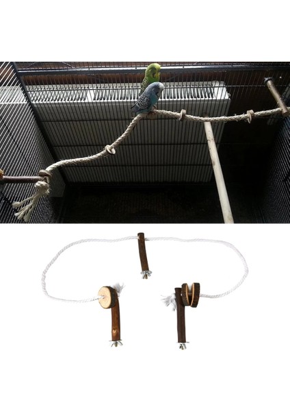 2021NEW Pet Kuş Papağan Papağan Standı Çerçeve Parakeet Kafes Merdiven Tırmanma Hamak Kuş Oyuncaklar Papağan Oyuncakları (Yurt Dışından) modelleri