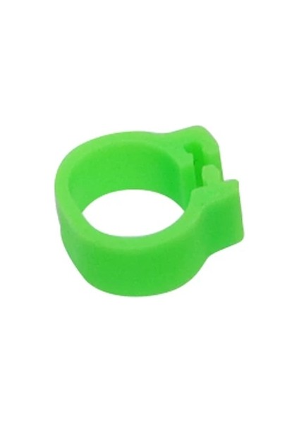 Yeşil Stil Kuş Klip Halkası 8mm Plastik Papağan Pigeoolors Işaretleme Halkası Pet Malzemeleri (Yurt Dışından)