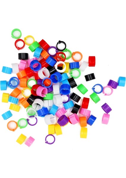 Beyaz Stil Kuş Güvercin Ayak Halkaları 8mm Süngü Tanımlama Halkası Açılış Güvercin Halkası Renkli Güvercin Ayak Halkası Kuş Güvercin Malzemeleri (Yurt Dışından) indirimleri