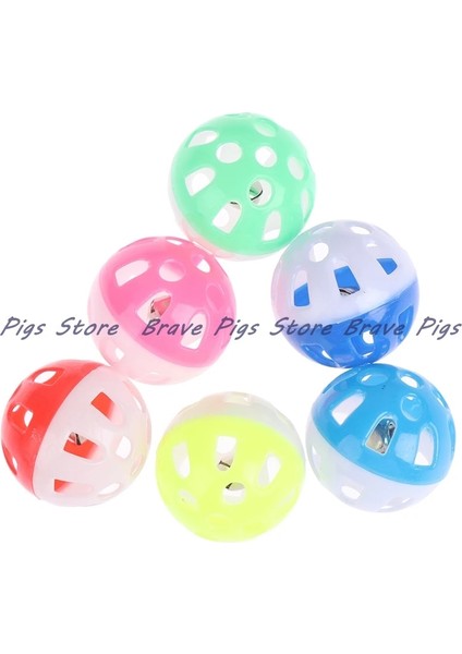 Rastgele Renk Stili 1 Adet 3.8 cm Pet Papağan Oyuncak Kuş Içi Boş Çan Topu Kuşlar Chew Eğlenceli Kafes Oyuncakları (Yurt Dışından)