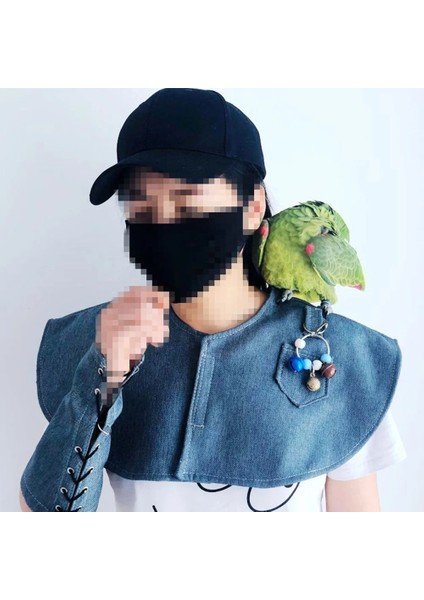 Pet Çizilmez Omuz Koruyucu Asmak Kuş Halhal Oyuncaklar Parakeets Macaws Için Çok Fonksiyonlu Pet Bezi Kuş Eğitim Şal (Yurt Dışından) fiyatları