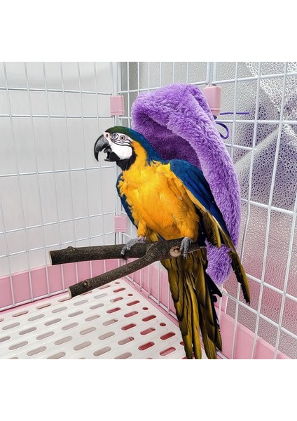 Mavi Stil 12X15 Kış Sıcak Kuş Şal Yuva Köşe Papağan Battaniye Pet Küçük Hayvan Parakeet Cockatiel Için Asılı Çadır Kafes Dekorasyon (Yurt Dışından) modelleri
