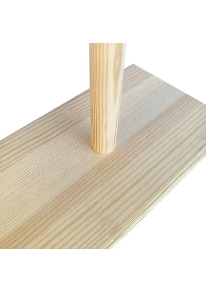 Taşınabilir Ahşap Pet Papağan Eğitim Rotasyon Tünemiş Stand Platformu Kuşlar Pençe Taşlama Oyuncakları (Yurt Dışından)