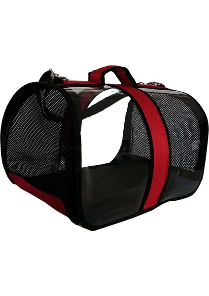 Tünekli Kuş Taşıma Çantası 20-30 cm Kırmızı