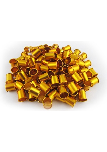 Altın Tarzı Iç Çap 8mm Kuş Alüminyum Ayak Halkaları Güvercin Tanımlama Yarış Ayak Halkaları Açık Uçan Eğitim Malzemeleri (Yurt Dışından)