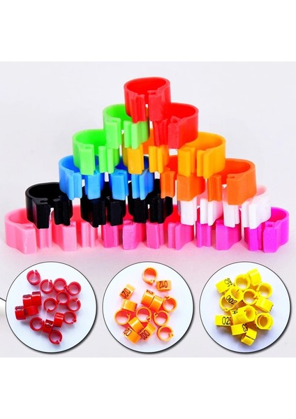 G Tarzı NO.001~100 Kuş Ayakları Klips Halkaları Iç Çap 8mm Genişlik Halkası Güvercin Güvercin Bıldırcın Ayak Halkası Hayvan Taşıyıcı (Yurt Dışından) indirimleri