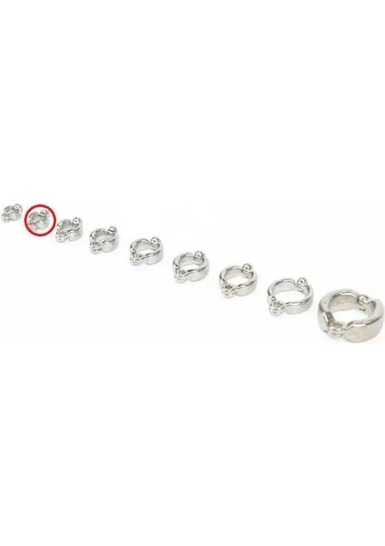 No.11 Stili 1 Takım Pet Papağan Bacak Halkası Kuş Halkası Açık Uçan Eğitim Etkinliği Açılış Ayak Halkaları Aksesuarları Güvercin Eğitim Malzemeleri (Yurt Dışından)