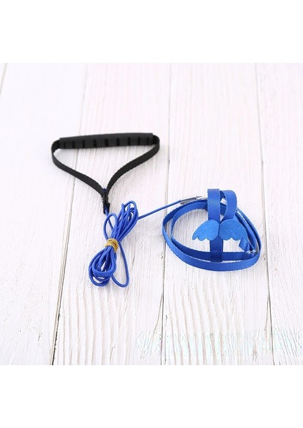 Mavi Stil Xl Beden Pet Kuş Malzemeleri Güvercin Papağan Uçuş Halatı Kayış Dışarı Çıkmak Için Kuş Çekiş Halatı Elastik Halat Serbest Bırakma Halatı Kuş Oyuncak (Yurt Dışından)