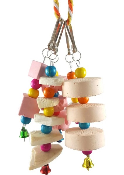 Mürekkep Balığı Kemik Stili 1 Adet Grindstone Bell Pet Papağan Kuş Bite Diş Taşlama Oyuncak Kafes Asılı Dekor Sıcak (Yurt Dışından) modelleri