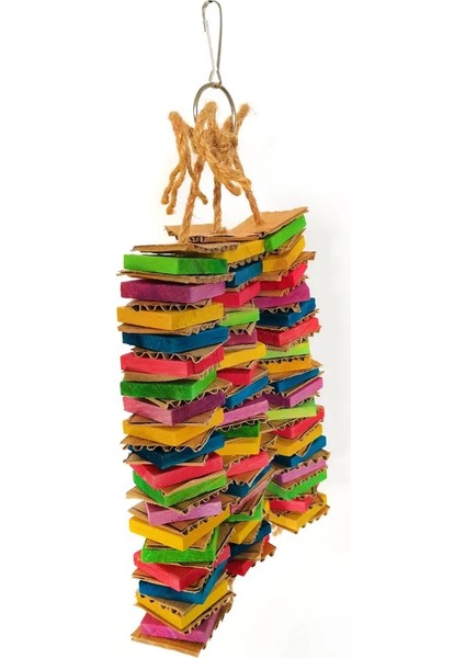 Bir Stil Papağan Kuş Oyuncak Parakeets Agapoewing Karton Destroy Kuşlar Oyuncak Papağan Oyuncakları Büyük Küçük Kuşlar Için Oyuncak Aksesuarları (Yurt Dışından)