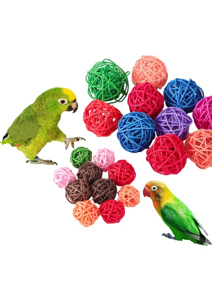 Rastgele Stil Pet Kuş Oyuncakları Çiğneme Oyuncakları Kuş Rattan Topu Oyuncak Papağan Muhabbet Kuşu Muhabbet Kuşu Papağanı Çiğneme Oyuncakları Papağan Kafesleri Oyuncak (Yurt Dışından) fiyatları