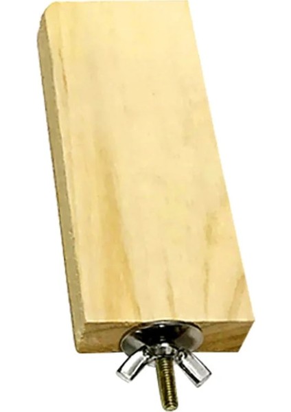 4cmx9.5cm Tarzı Ahşap Stand Platformu Oyuncak Paw Taşlama Temiz Kafes Aksesuarları Papağan Hamster Wxv Satılık (Yurt Dışından)