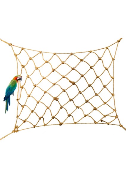Siyah Stil Kuş Salıncak, Papağan Kafesi Oyuncaklar, Griler Için Salıncak Oynamak Parakeet Cockatiel Conure, Pet Tırmanma Halatı Net, Kuş Merdiveni (Yurt Dışından)