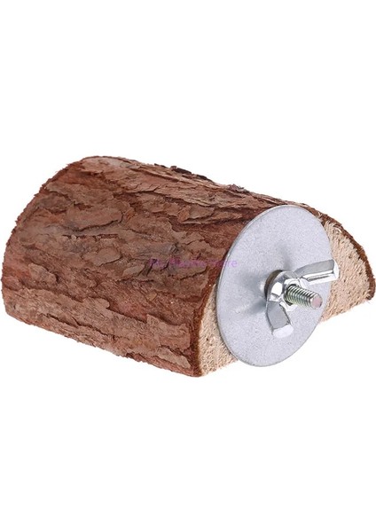 6X6X2.8CM Tarzı Papağan Kuş Levrek Oyuncak Ahşap Stand Tutucu Platformu Sincap Lla Hamster Raf Kafesi Oyuncak Aksesuarları Kuşlar Malzemeleri C42 (Yurt Dışından)