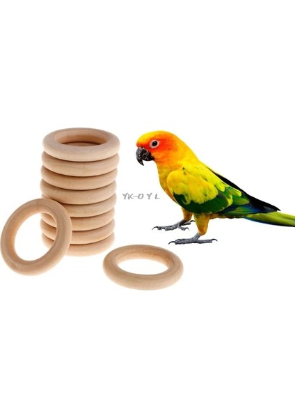 No.4 Tarzı Et Doğal Ahşap Yüzük Ev Dekorasyon Pet Papağan Kuş Parakeet Oyuncaklar Bite Chew Molar Diş Eziyet Oyuncak Dıy Aksesuarları (Yurt Dışından)