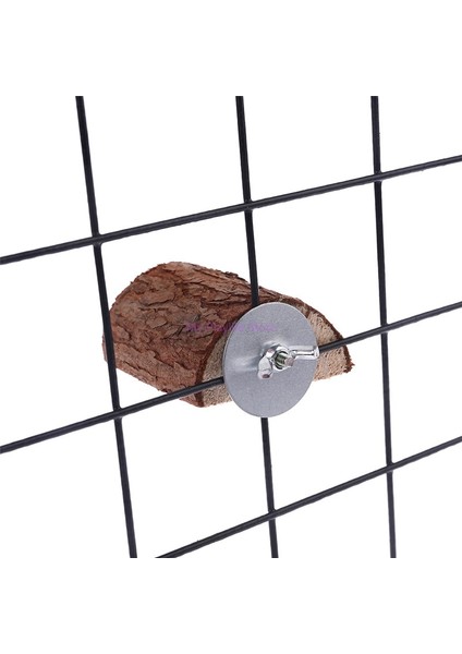6X6X2.8CM Tarzı Papağan Kuş Levrek Oyuncak Ahşap Stand Tutucu Platformu Sincap Lla Hamster Raf Kafesi Oyuncak Aksesuarları Kuşlar Malzemeleri C42 (Yurt Dışından)