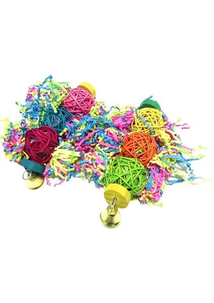Bir Stil Kuş Oyuncak Seti Papağan Parçalayıcı Toplayıcılık Çeşitli Asılı Kafes Kuş Çiğneme Rafı Oyuncaklar Pet Molar Eğlence Papağan Oyuncak (Yurt Dışından) fırsatları