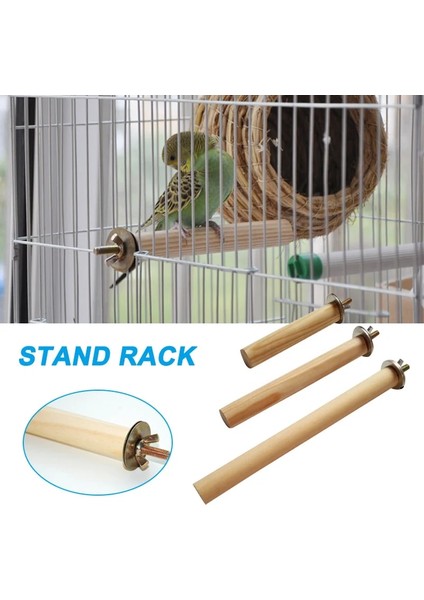 1.5X10CM Tarzı Kuşlar Ahşap Asılı Stand Raf Papağanlar Pet Ayakta Oyuncak Pet Malzemeleri SCVD889 (Yurt Dışından) fırsatları