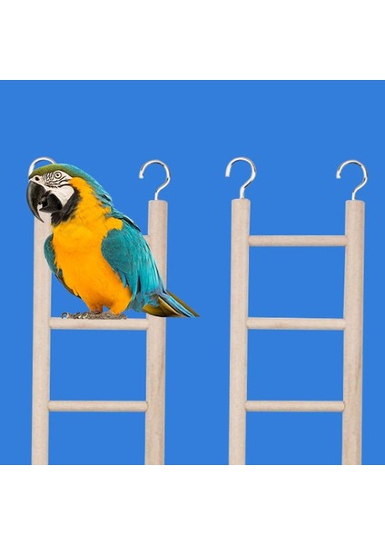 C Stili Kanat Ahşap Tırmanma Merdiveni Kuş Merdivenleri Papağan Oyuncakları Scratcher Hamster Oyuncak El Sanatları Kuş Kafesi Asılı Dekorasyon Malzemeleri (Yurt Dışından) modelleri