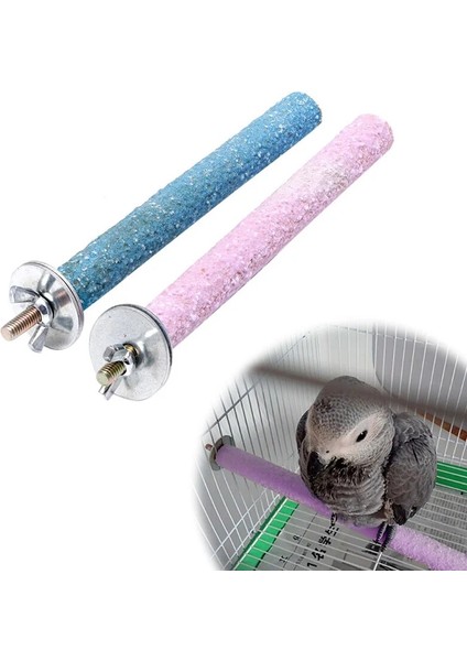 Rastgele Teslim Tarzı Renkli Pet Kuş Çiğneme Paw Taşlama Oyuncakları Papağan Koşum Kafesi Muhabbet Kuşu Temiz Aracı Rastgele Renk (Yurt Dışından)