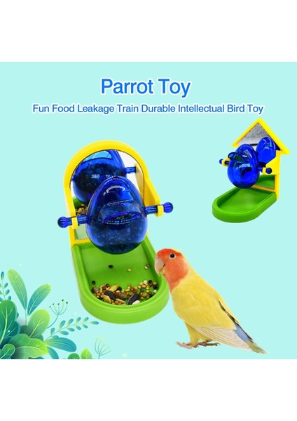 Ev Tarzı Parakeet Kuş Oyuncak Kemerli Ev Şekilli Kuş Toplayıcılık Ayna Sızıntı Gıda Eğitimi Papağan Sahne Pet Oyuncak Rastgele Renk Aksesuarları (Yurt Dışından) fiyatları