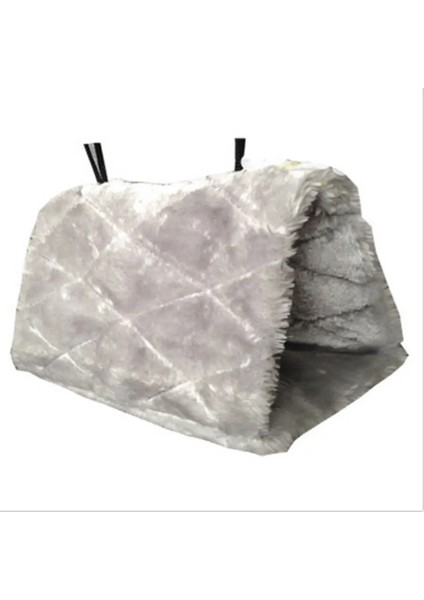 Gri Stil Yumuşak Peluş Snuggle Asılı Mağara Papağan Salıncak Oyuncak Kafes Hamak Pet Kuş Ranza (Yurt Dışından)