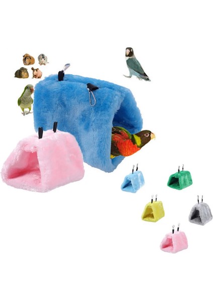 Gri Stil Yumuşak Peluş Snuggle Asılı Mağara Papağan Salıncak Oyuncak Kafes Hamak Pet Kuş Ranza (Yurt Dışından) fiyatları