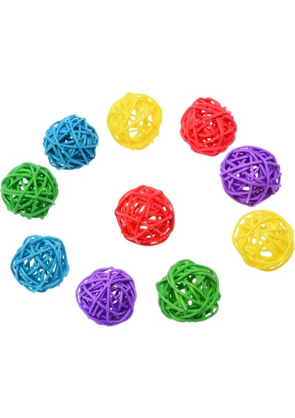 10 Adet Rastgele Stil Pet Kuş Oyuncakları Çiğneme Oyuncakları Rattan Topu Oyuncak Papağan Muhabbet Kuşu Muhabbet Kuşu Papağan Papağan Kafeslerini Oynarken Çiğneme (Yurt Dışından) indirimleri