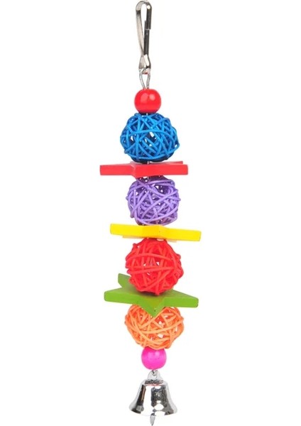 10 Rattan Top Stili Papağan Çiğneme Telleri Ahşap Kuş Parakeet Bite Molar Oyuncaklar Rattan Top Dro Siparişleri (Yurt Dışından) fırsatları