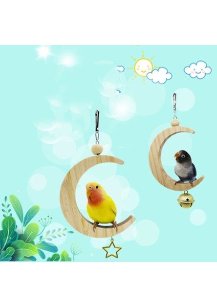 Beş Köşeli Yıldız-L Stili Papağanlar Oyuncaklar ve Kuş Aksesuarları Pet Oyuncak Salıncak Standı Budgie Parakeet Kafesi Afrika Gri Vogel Speelgoed Parkiet (Yurt Dışından) fiyatları