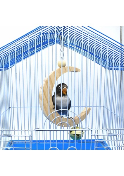 Beş Köşeli Yıldız-L Stili Papağanlar Oyuncaklar ve Kuş Aksesuarları Pet Oyuncak Salıncak Standı Budgie Parakeet Kafesi Afrika Gri Vogel Speelgoed Parkiet (Yurt Dışından) modelleri