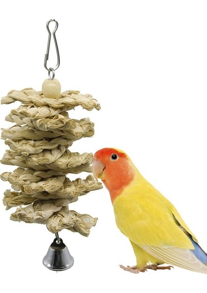 H1-12CM Tarzı Papağan Halat Salıncak Ayakta Bar Pet Kuş Çiğneme Kafes Için Tırmanma Halkası Oyuncak Vogel Produkten (Yurt Dışından)