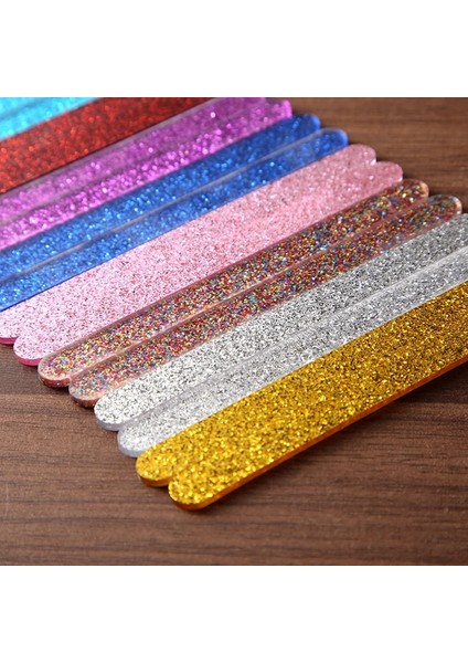 Parıltılı Gümüş Tarzı mm Akrilik Jöle Renk Fırça Kek Kek Çubukları Ebeveyn-Çocuk Dıy Dondurma Çubuğu Buzlu Şeker Zanaat Modeli Aracı Cupcake Yonca (Yurt Dışından) fiyatları