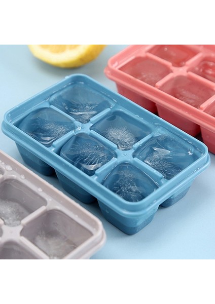 16 Buz Küpü Mavi Stili 1 Adet Buz Kutusu Ell Ice Cube Maker Tepsi Kapaklı Ice Cube Maker Kalıp Dondurma Partisi Viski Kokteyl Soğuk Içecek Buz Kalıbı Mutfak Aracı (Yurt Dışından)