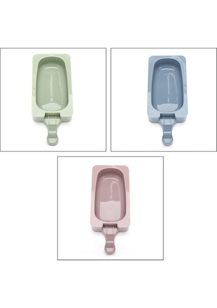 Tozlu Pembe Tarzı 1 Adet Silikon Dondurma Kalıbı Popsicle Kalıpları Buz Küpü Tepsi Makinesi Tatlı Pasta Dondurucu Dıy Evrensel Dondurma Kalıpları Şeker Renk (Yurt Dışından) fiyatları